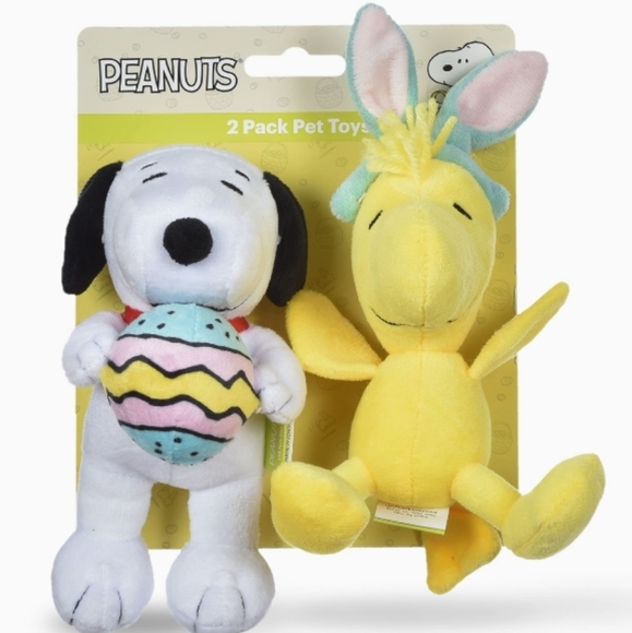 Peanuts Dog Nwt Peanuts For Pets Snoopy Woodstock Plushest With